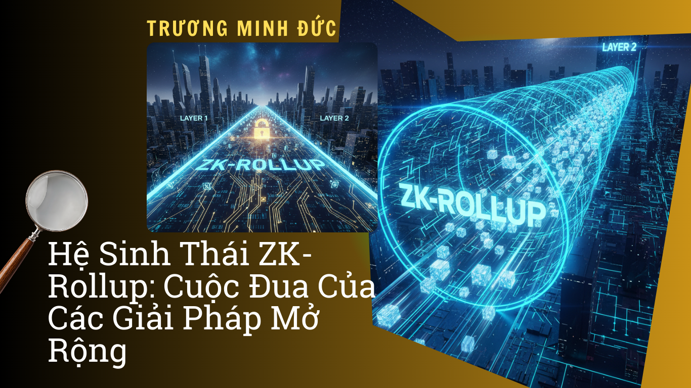Hình ảnh minh họa hệ sinh thái ZK-Rollup với các giải pháp mở rộng blockchain.