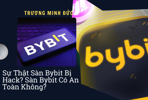 Hình ảnh logo Bybit và câu hỏi về an ninh của sàn giao dịch tiền điện tử.