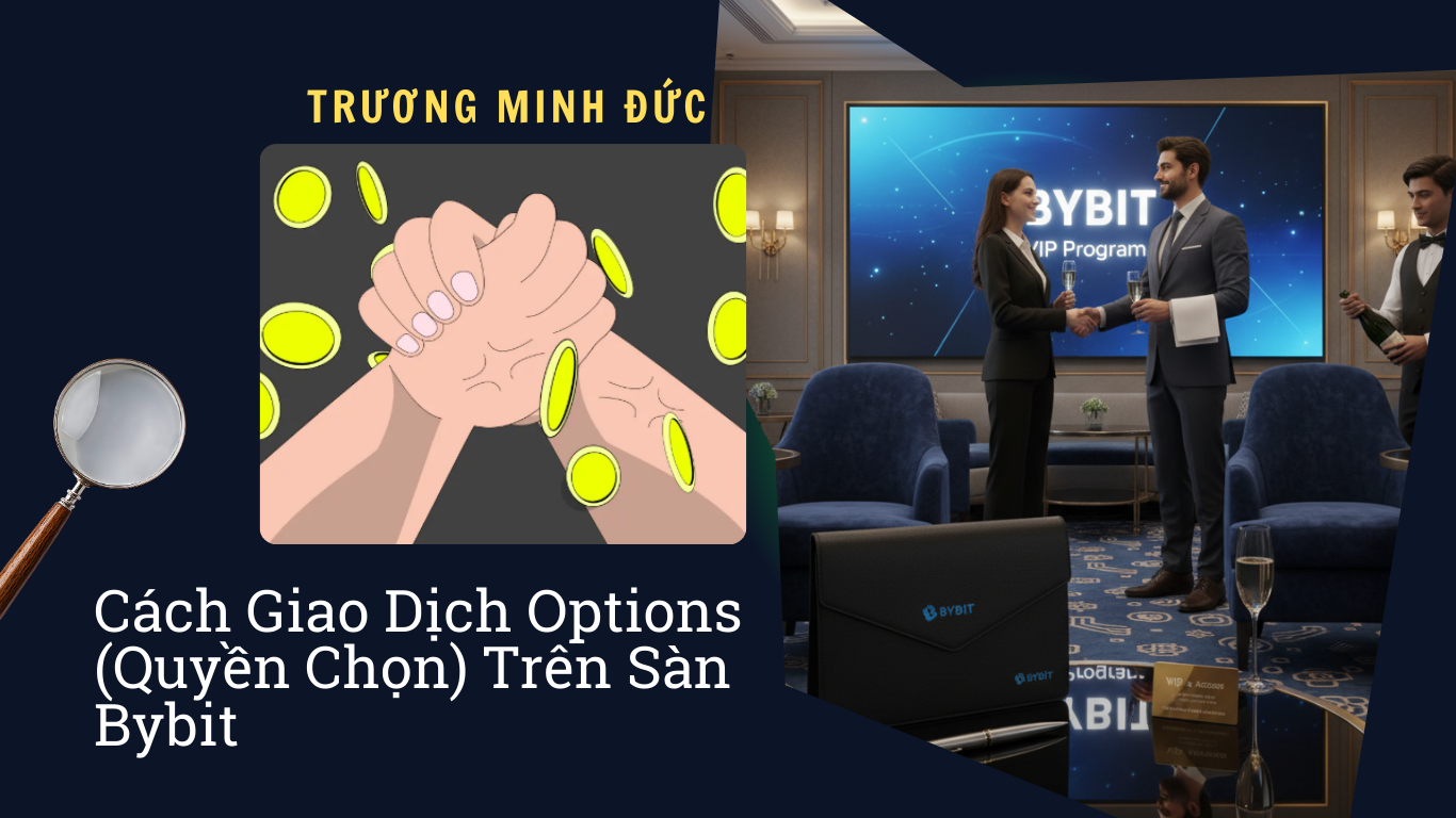 Hình ảnh thể hiện giao dịch quyền chọn trên nền tảng Bybit với các người dùng tham gia.