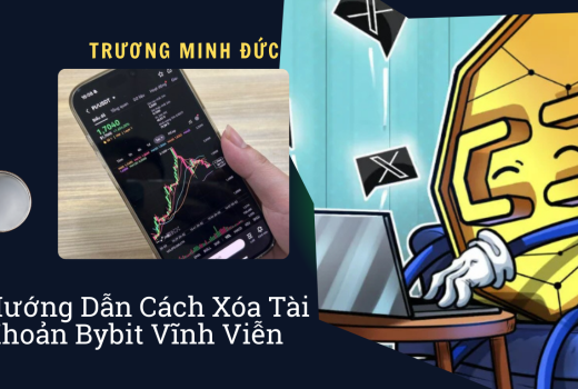 Hướng dẫn xóa tài khoản Bybit vĩnh viễn qua điện thoại và máy tính.