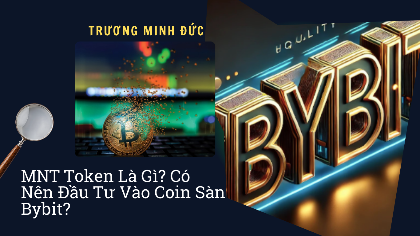 Hình ảnh biểu tượng token MNT và logo Bybit cho câu hỏi đầu tư tiền điện tử.