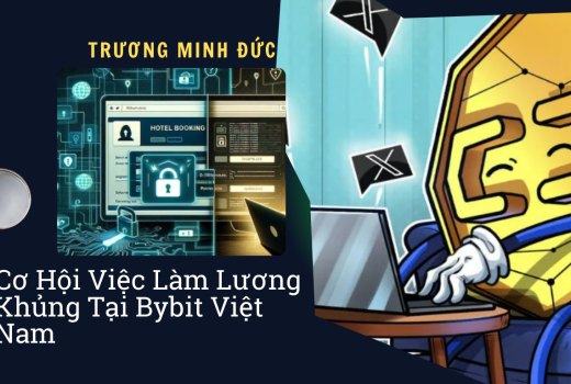 Hình ảnh mô tả cơ hội việc làm với mức lương cao tại nền tảng Bybit Việt Nam.