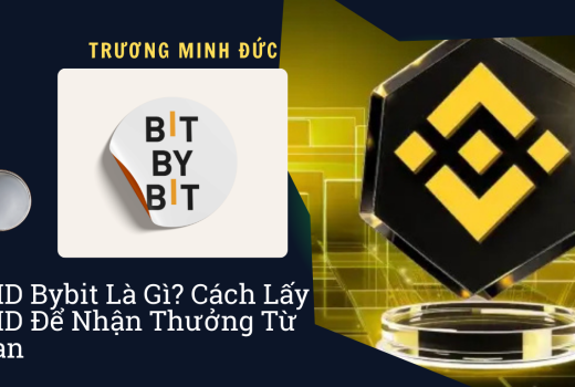 Hình ảnh logo Bybit và Binance thể hiện chủ đề về cách lấy UID để nhận thưởng.