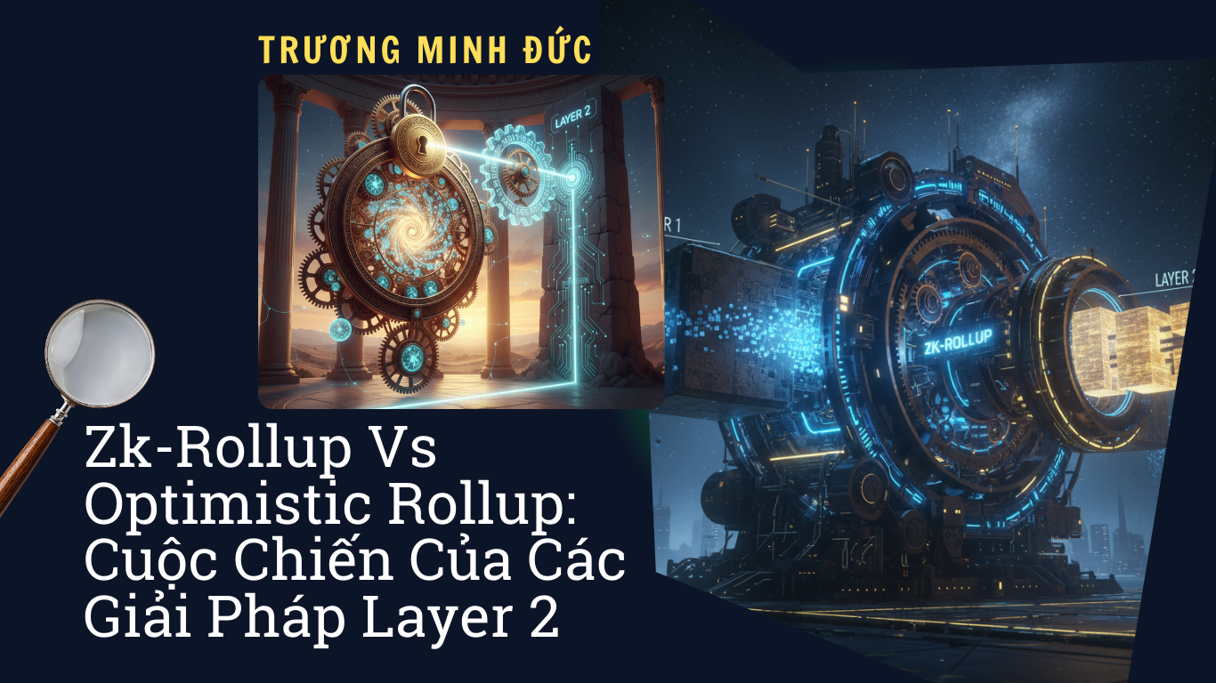 So sánh Zk-Rollup và Optimistic Rollup trong công nghệ blockchain.