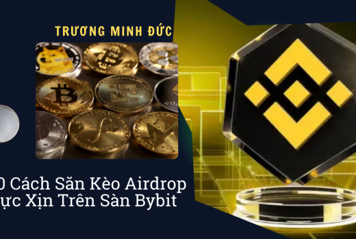 Hình ảnh về các đồng tiền mã hóa và logo Binance.