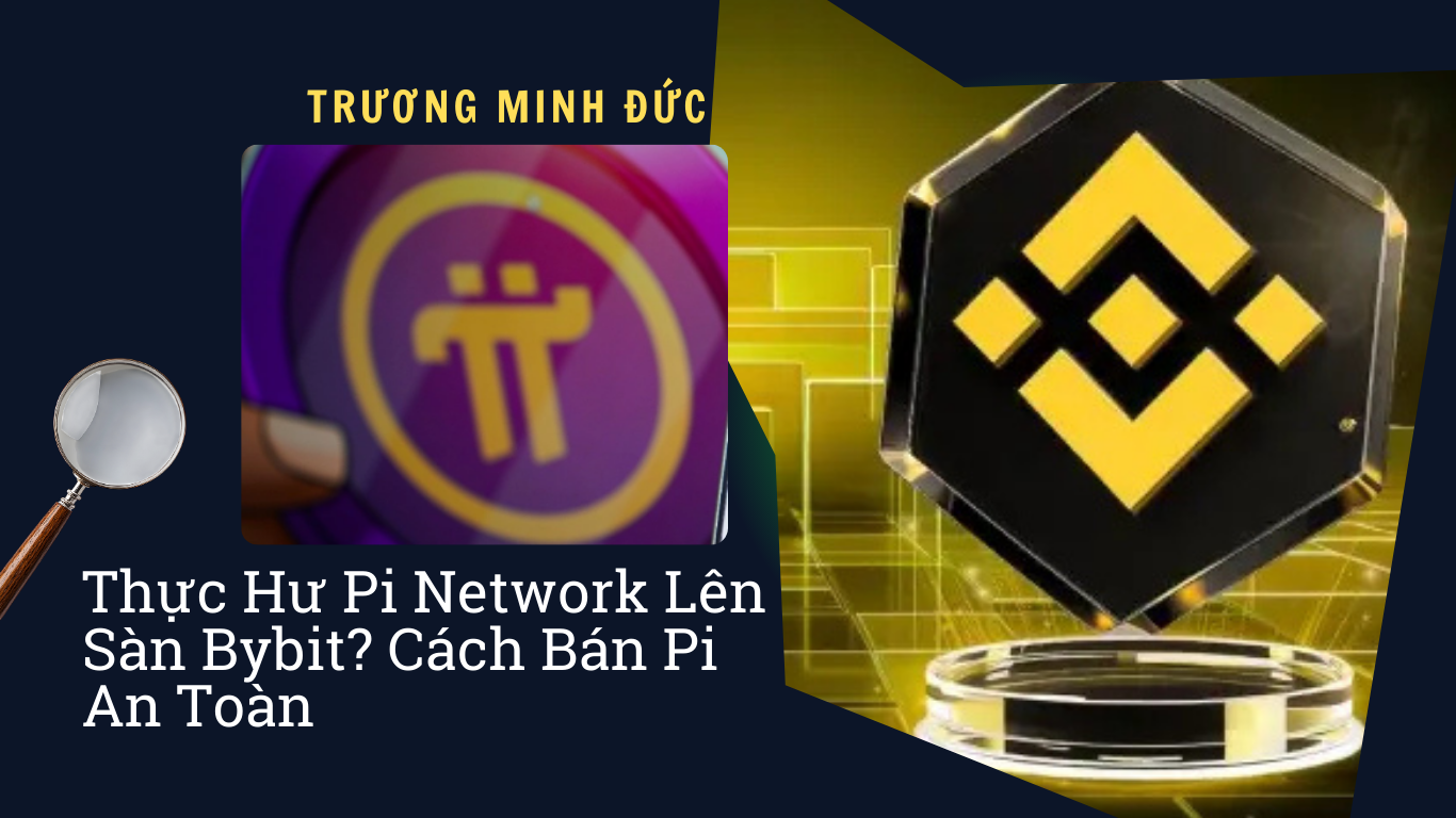 Hình ảnh biểu tượng Pi Network và logo Binance thể hiện cách kiếm tiền online an toàn.