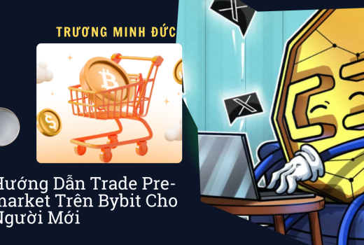Hình ảnh mô tả biểu tượng tiền điện tử và giao dịch trên nền tảng Bybit.