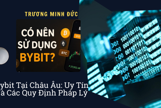 Hình ảnh thể hiện biểu đồ và dữ liệu giao dịch tiền điện tử trên nền số liệu kỹ thuật số.