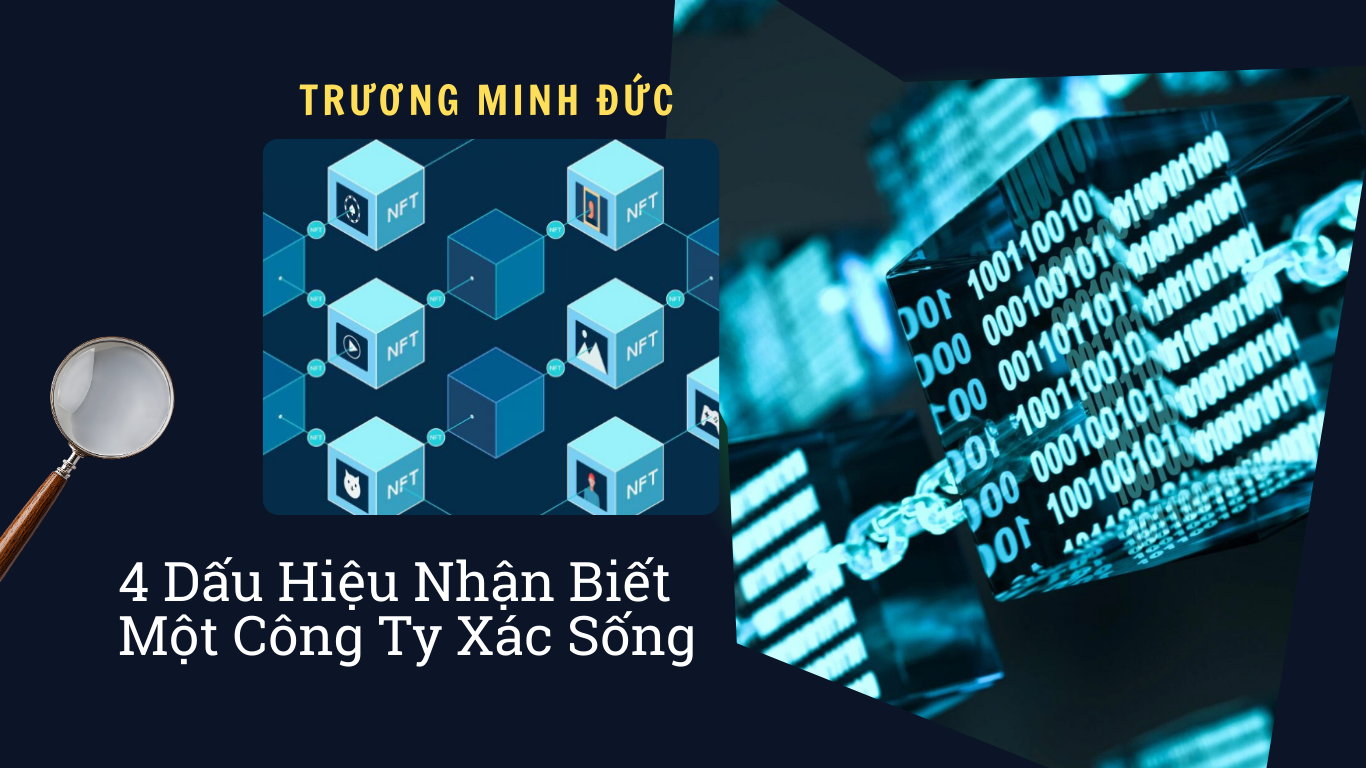 Hình ảnh mô tả các biểu tượng NFT và dữ liệu số trong lĩnh vực công nghệ và blockchain.