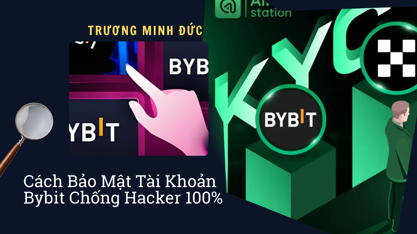 Hình ảnh thể hiện các biện pháp bảo mật tài khoản Bybit chống hacker.