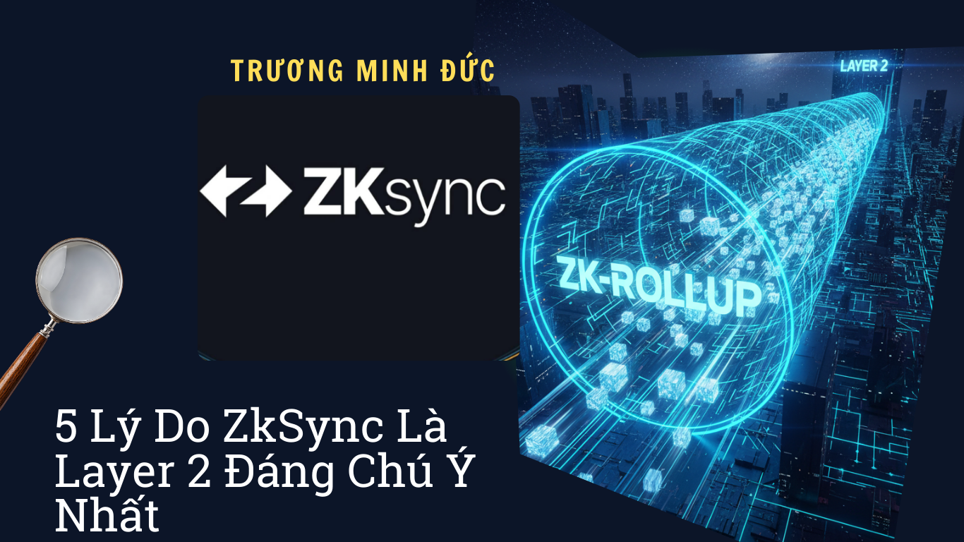 Hình ảnh minh họa về ZkSync Layer 2 và công nghệ blockchain.