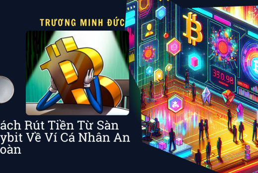 Hình ảnh mô tả quy trình rút tiền từ sàn Bybit về ví cá nhân an toàn.